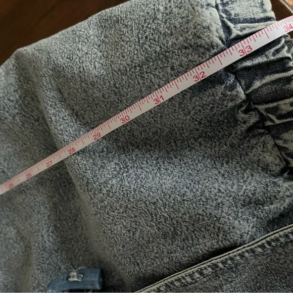 NWT Vintage Acid Wash Denim Jacket Fleece Lined Jean Anorak 80s Andy Johns - Picture 12 of 12